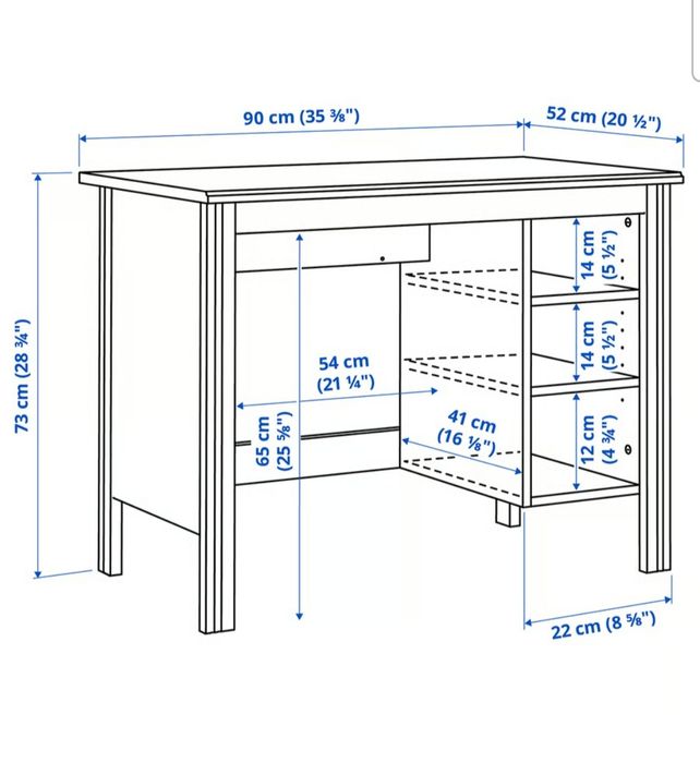 Secretária BRUSALI Ikea