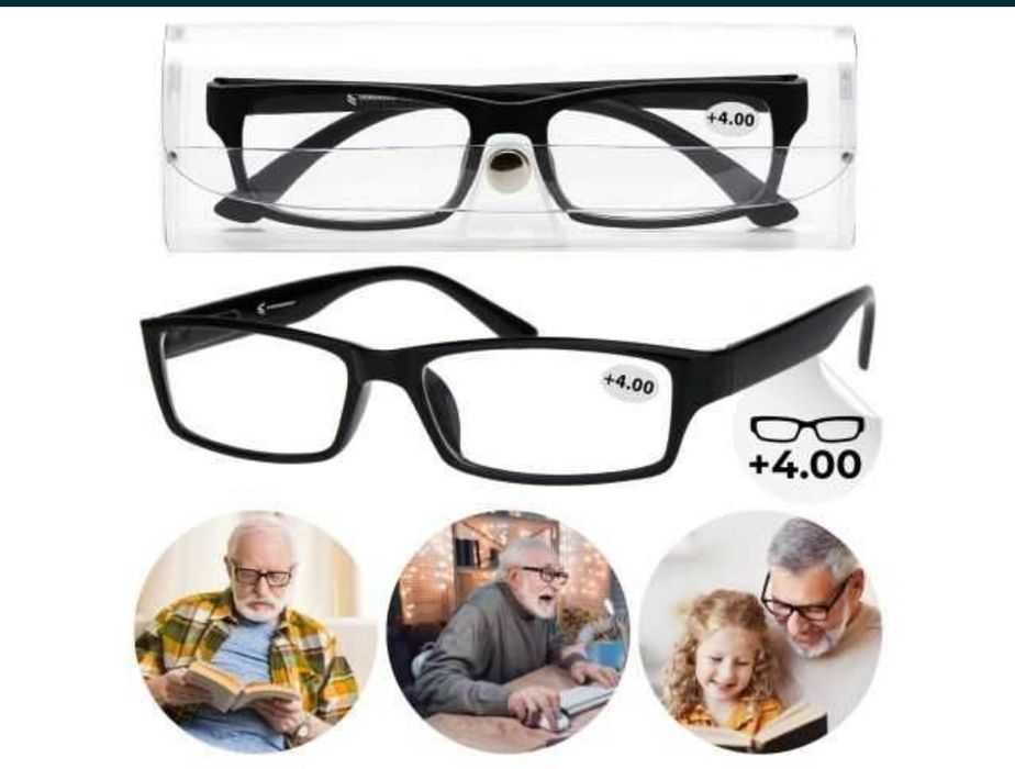 Okulary korekcyjne do czytania +4.00 VERGIONIC