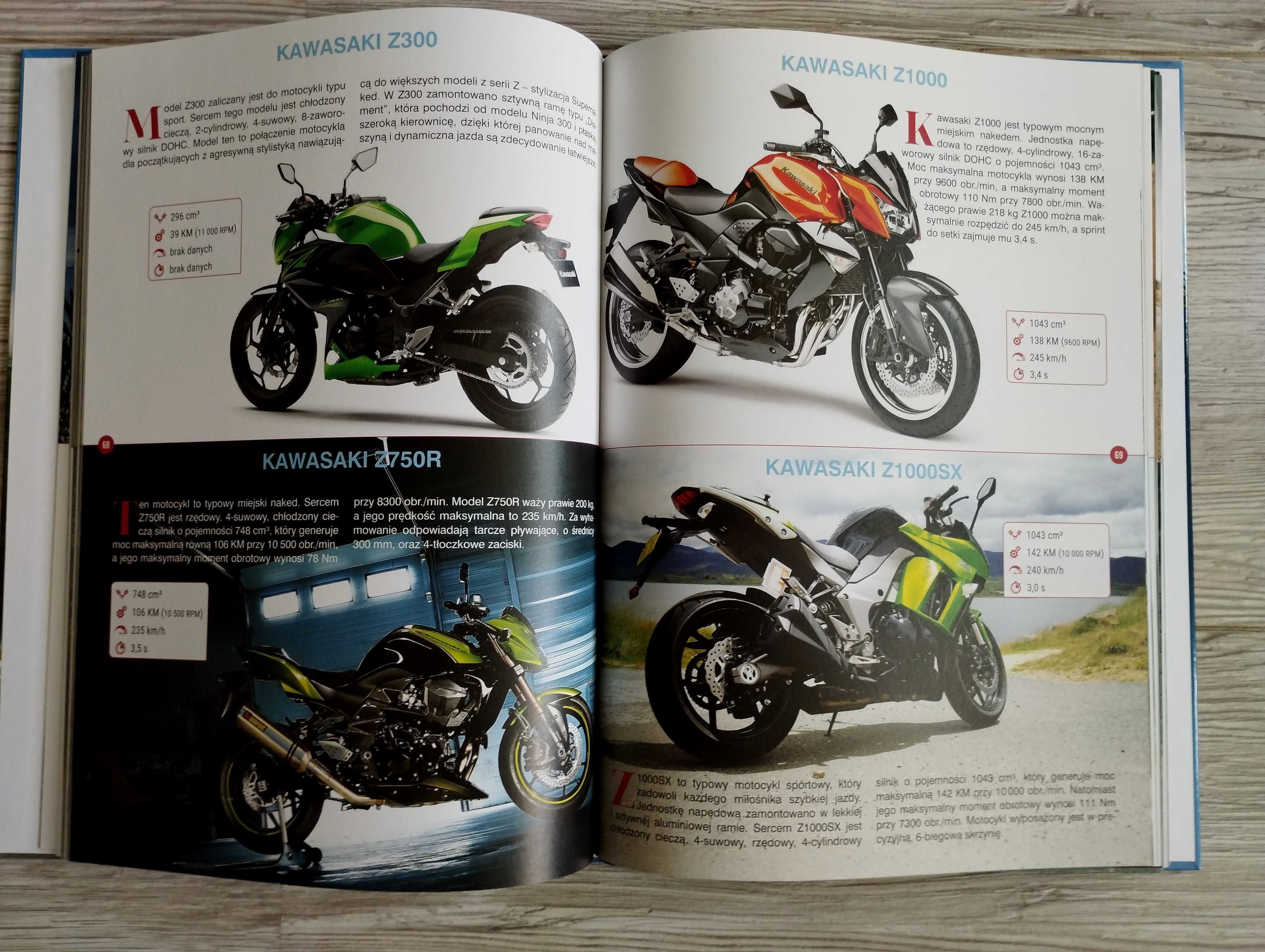 książka Motocykle świata, twarda oprawa A4