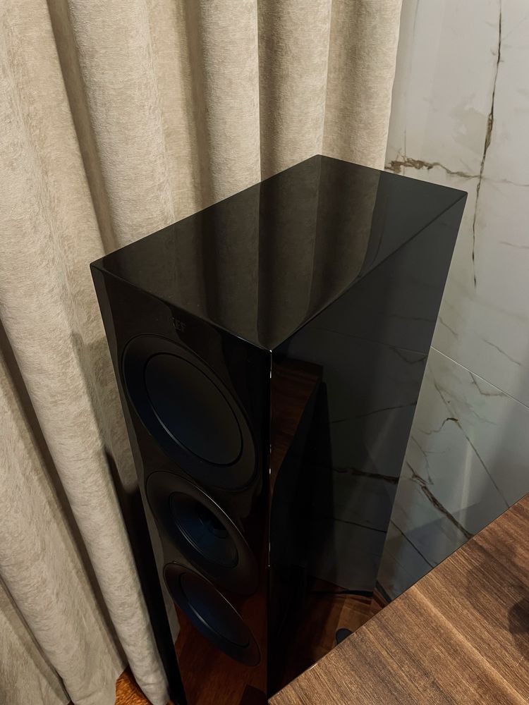 Kolumny KEF R7 Black Gloss w super stanie