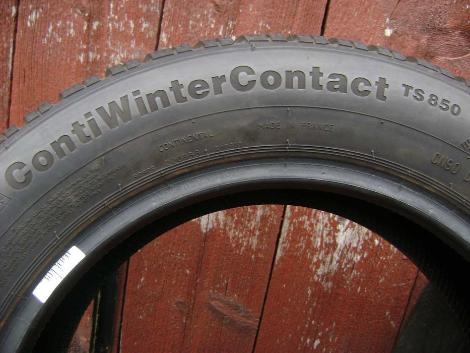 komplet opon zima-jak nowe-15-cal-Continental-8,2mm-do Merivy-itp.