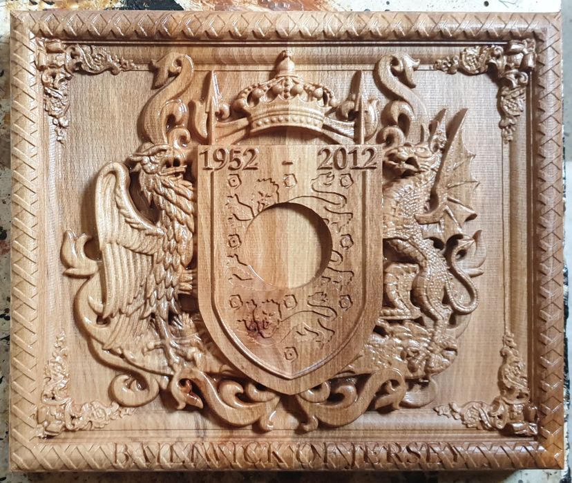 Колекційна монета 50p Jersey Джерсі 2011 в дерев'яному оздобленні.