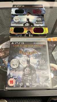 Jogo para PS3 Batman Arkham Asylum com óculos 3D