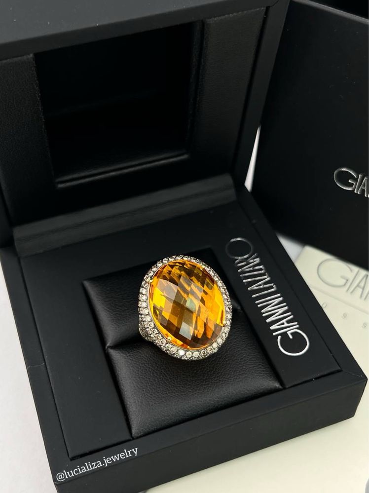 Кольцо GIANNI LAZZARO Оригинал золото 750