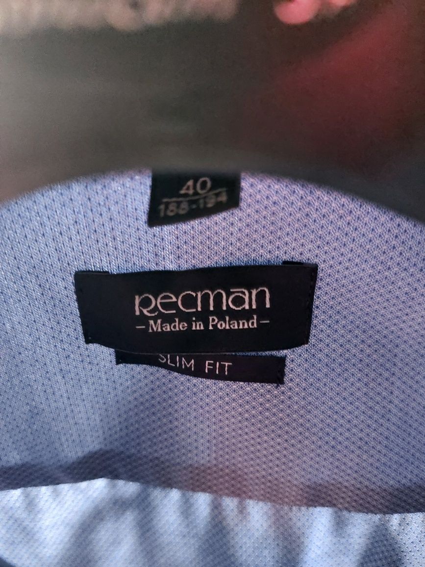 Koszula recman rozm 40 slim fit