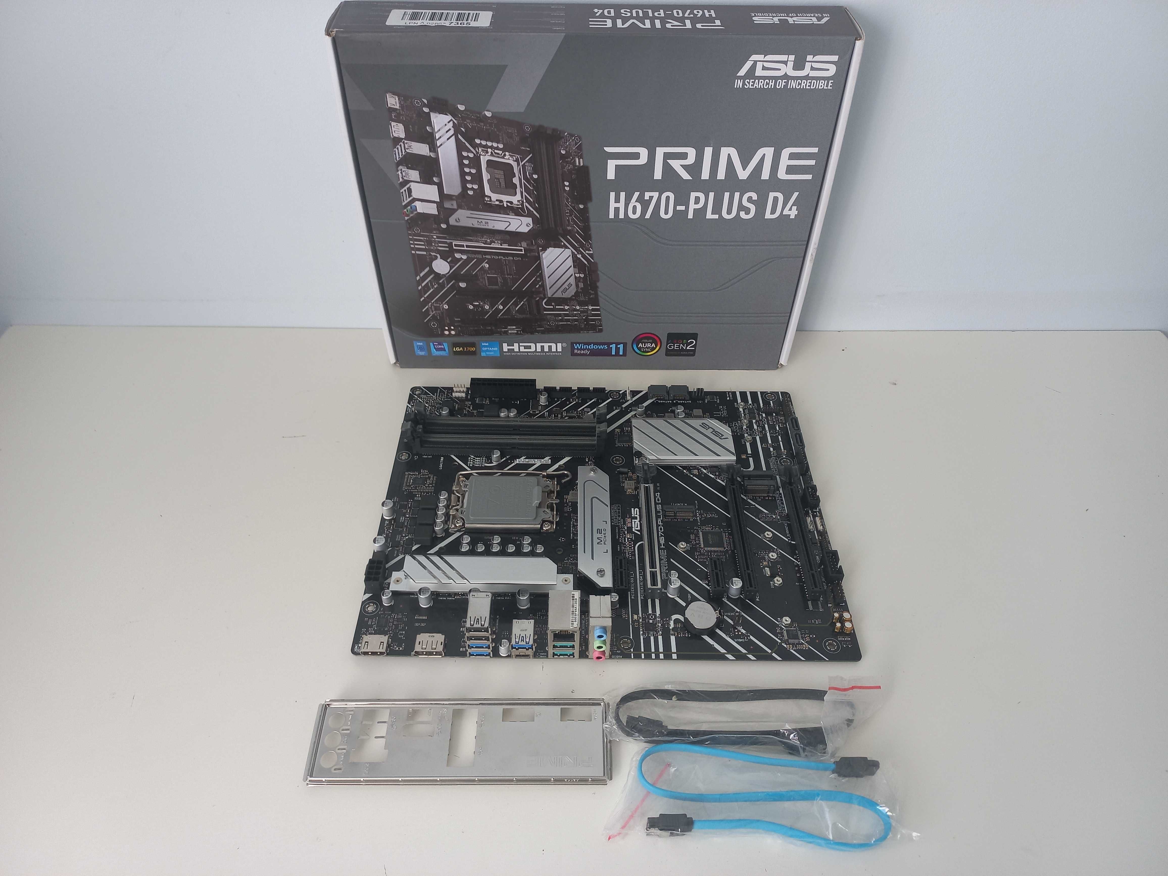 ASUS H670-PLUS D4 Socket 1700 Płyta Główna