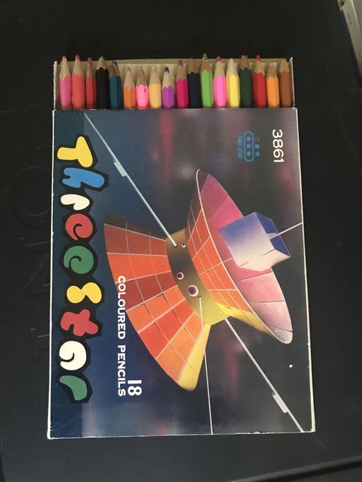 Kredki chinskie z PRL