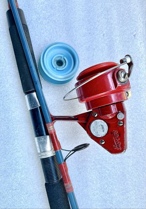 Zestaw wędkarski retro GERMINA Standart plus Rex 64 Made in DDR