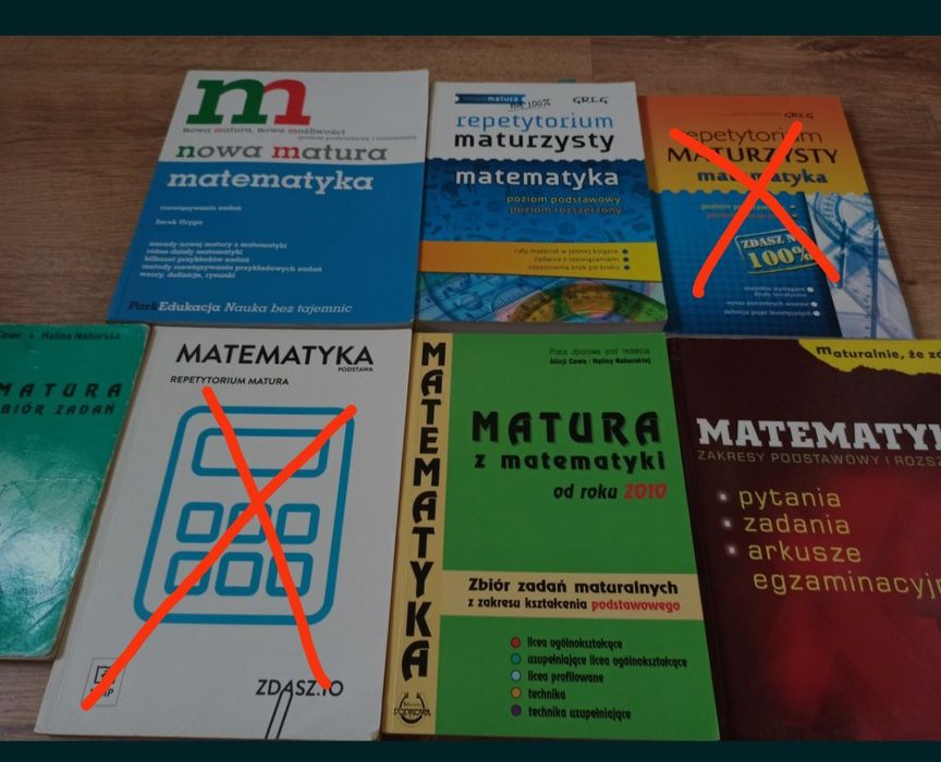 Książki matematyka repetytorium wszystko po 2 zł