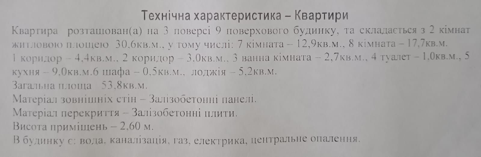 Продам свою двухкомнатную квартиру в центре города