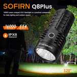 Latarka Sofirn Q8 Plus mocna 16000lm 6500K LATARNIA W RĘKU