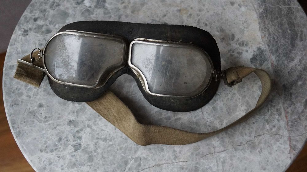 Stare wojskowe gogle motocyklowe Wehrmacht ?