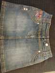 Disney Hannah Montana spódniczka jeans spódnica jeansowa 128 jak nowa