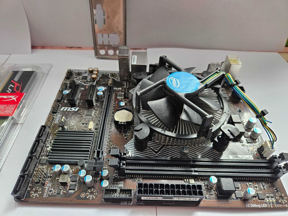 sprzedam płyta  główna-h110m pro plus+8 gb ram procesor i3 6100