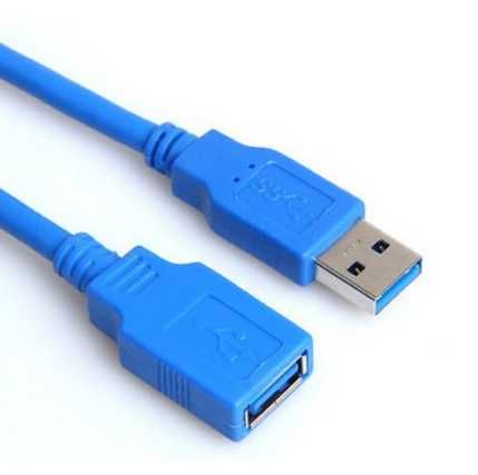 ТОЛСТЫЙ Кабель USB 3.0 удлинитель 1/1.5/3/5м МАМА ПАПА СИНИЙ