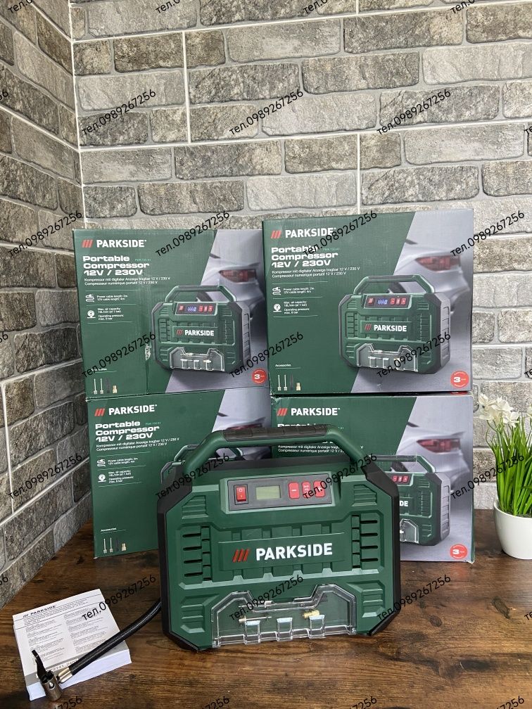 Портативний компресор, Parkside 12 В / 230 В Parkside Німеччина