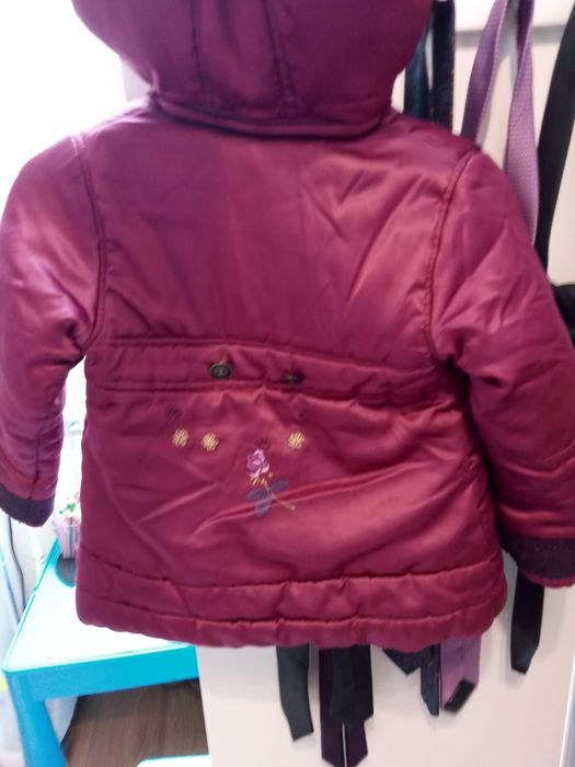 Kurtka zimowa  bordowa
