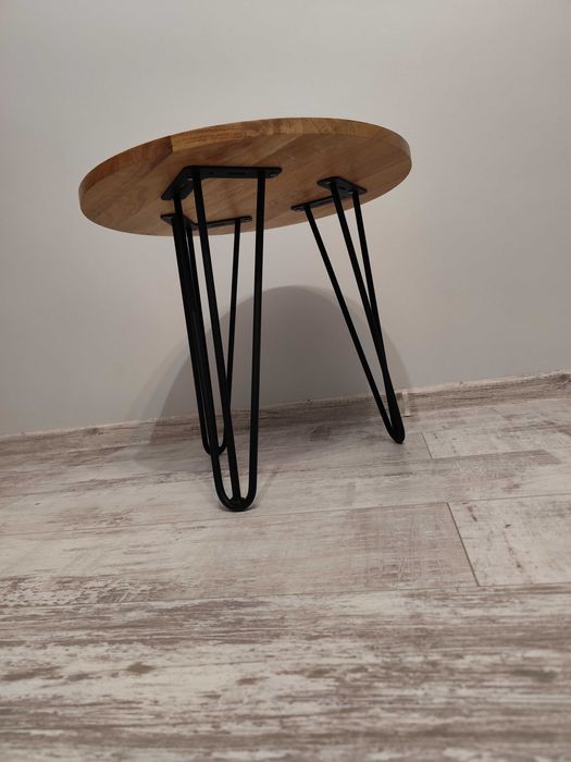 Stolik kawowy dębowy zalewany żywicą The Witcher