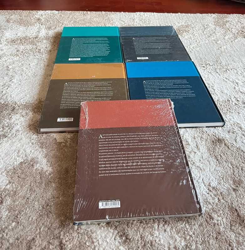 Coleção "Arte e Ciência na História do Ocidente", 5 Volumes - Nova