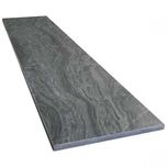 Stopień kwarcyt Silver Grey leather 150x33x2 cm\3cm łupek schody