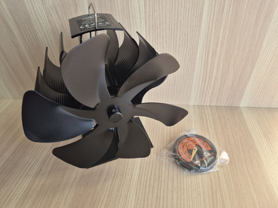 Вентилятор для каміна та печі,  6 лопатей
