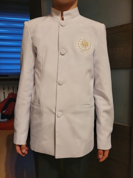 Alba komunijna dla chłopca 134 /140 ubranie komunijne