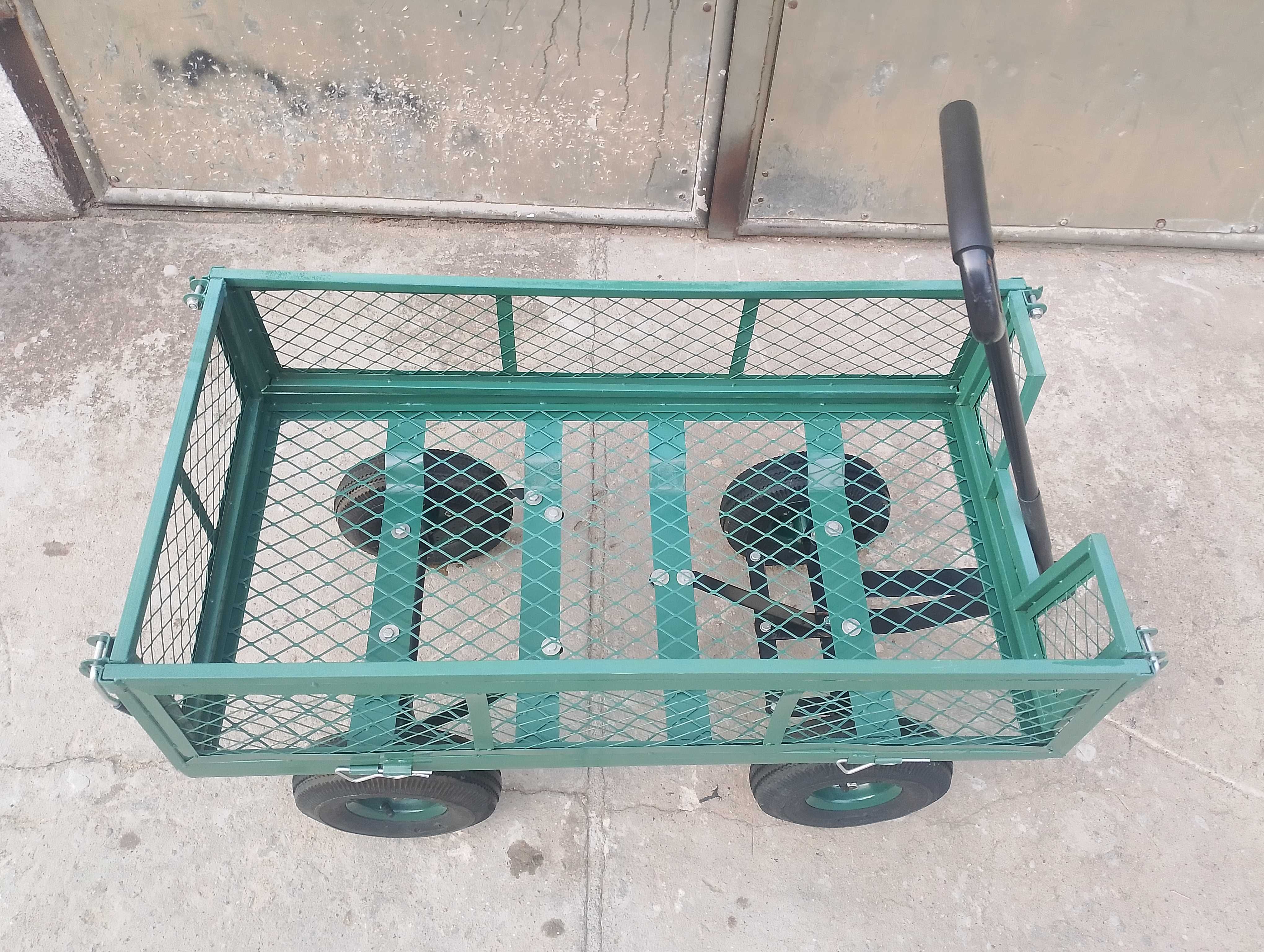 wozek transportowy wózek ogrodowy woz przyczepka taczka kosz pojemnik