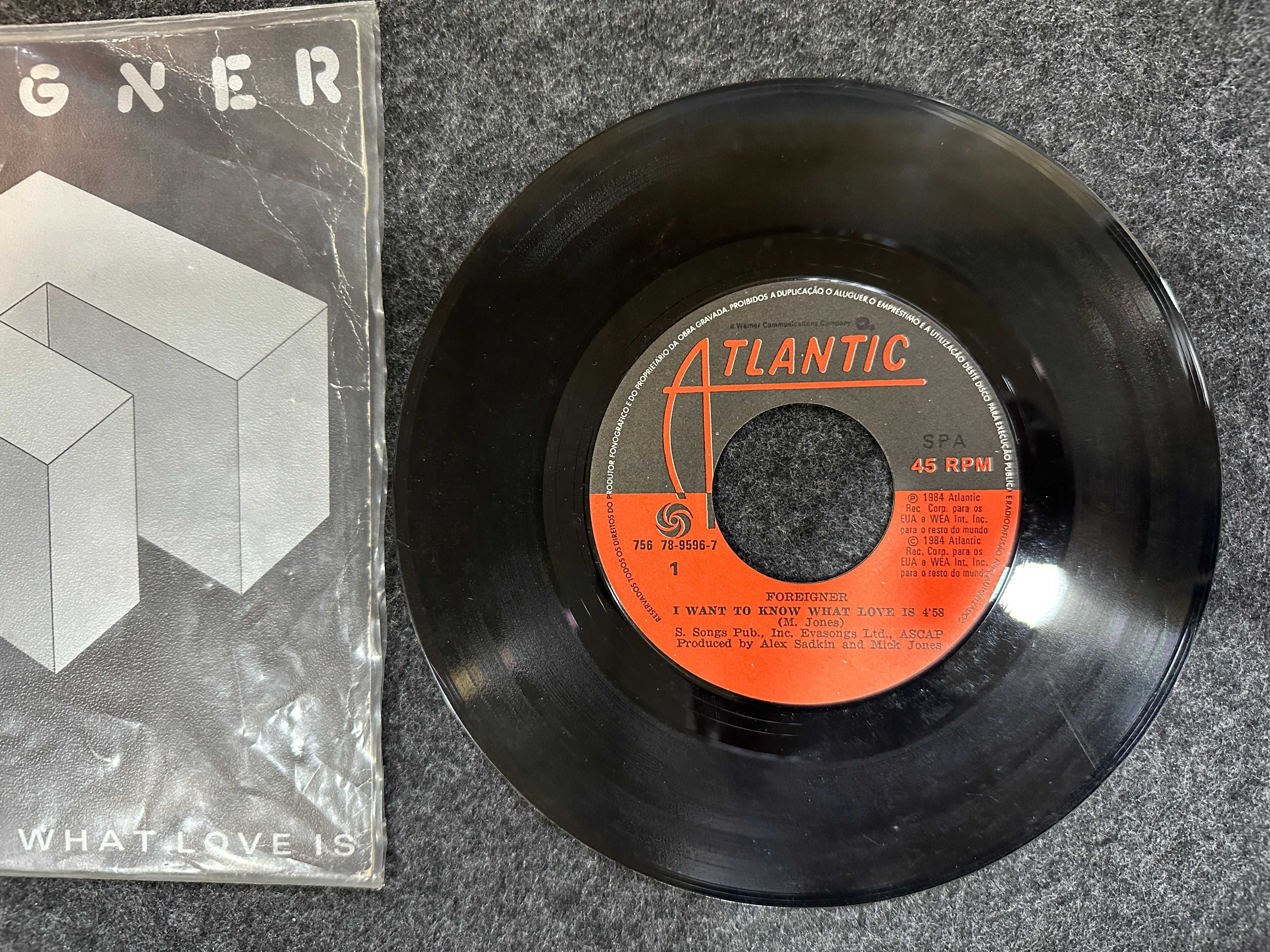 Foreigner I Want To Know What Love Is / Street Thunder 45 RPM - Vinyl