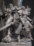 Druk 3D: Warhammer: Chaos Space Marines Emperor’s Children, Krieg, SoB