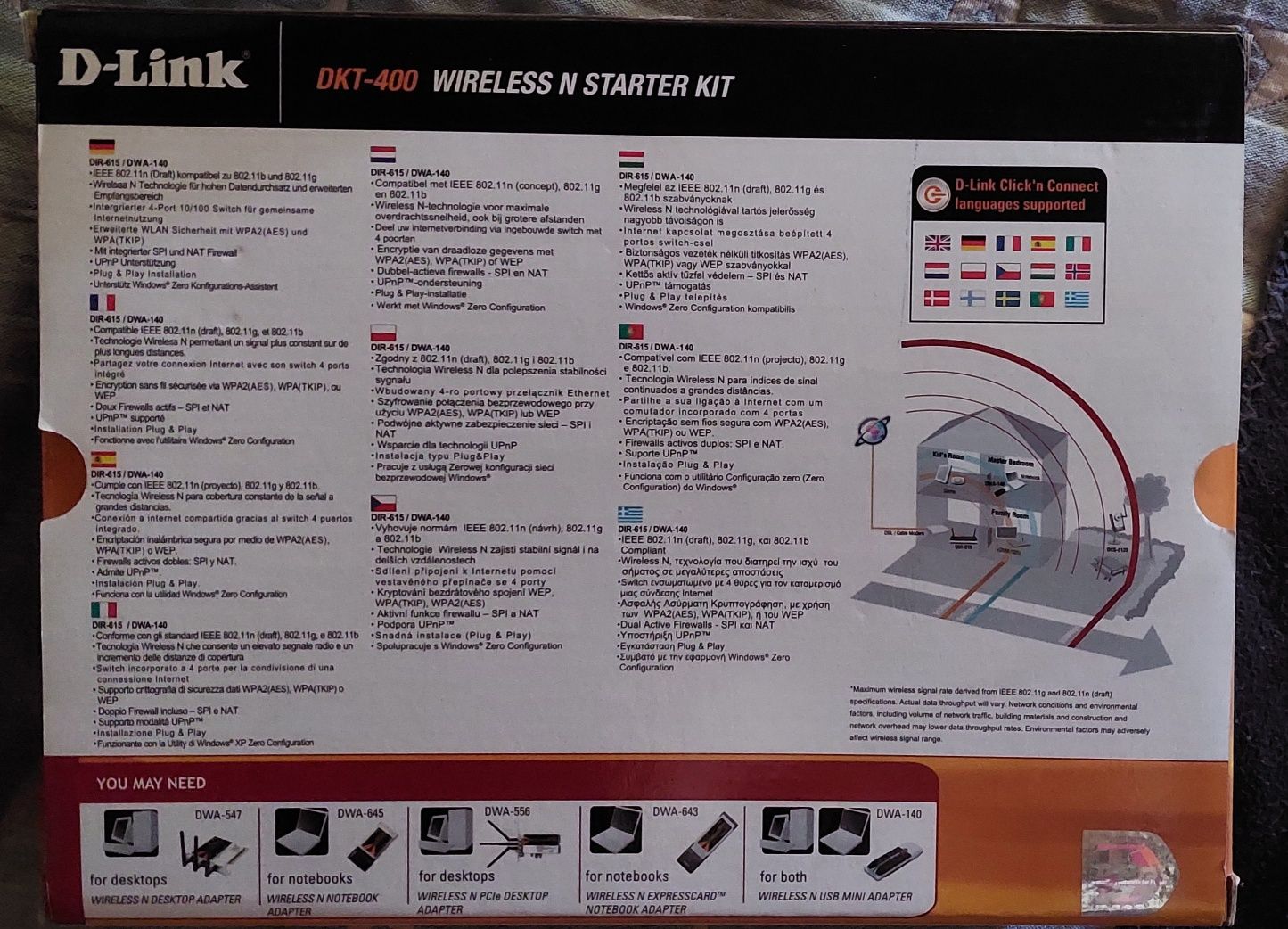 Router wireless D-Link DKT 400