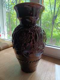 Керамічна  глиняна. вазон