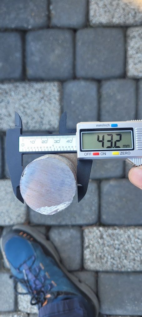 Anoda magnezowa gwint 58.5mm 2 1/4 cala  dl. 45cm