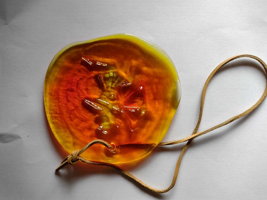 Medalion szklany łapacz światła Znaki zodiaku Strzelec huta Poschinger