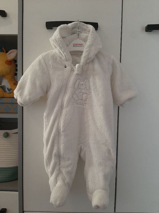 Next Kombinezon biały 0-3 miesiące takie 62