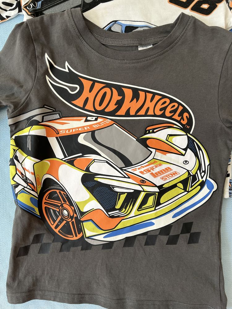 Zestaw bluzek z długim rękawem Hot Wheels H&M 98/104