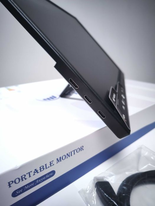 Портативний монітор 15,6 дюймів з динаміками, 1920х1080 IPS, 60 hz