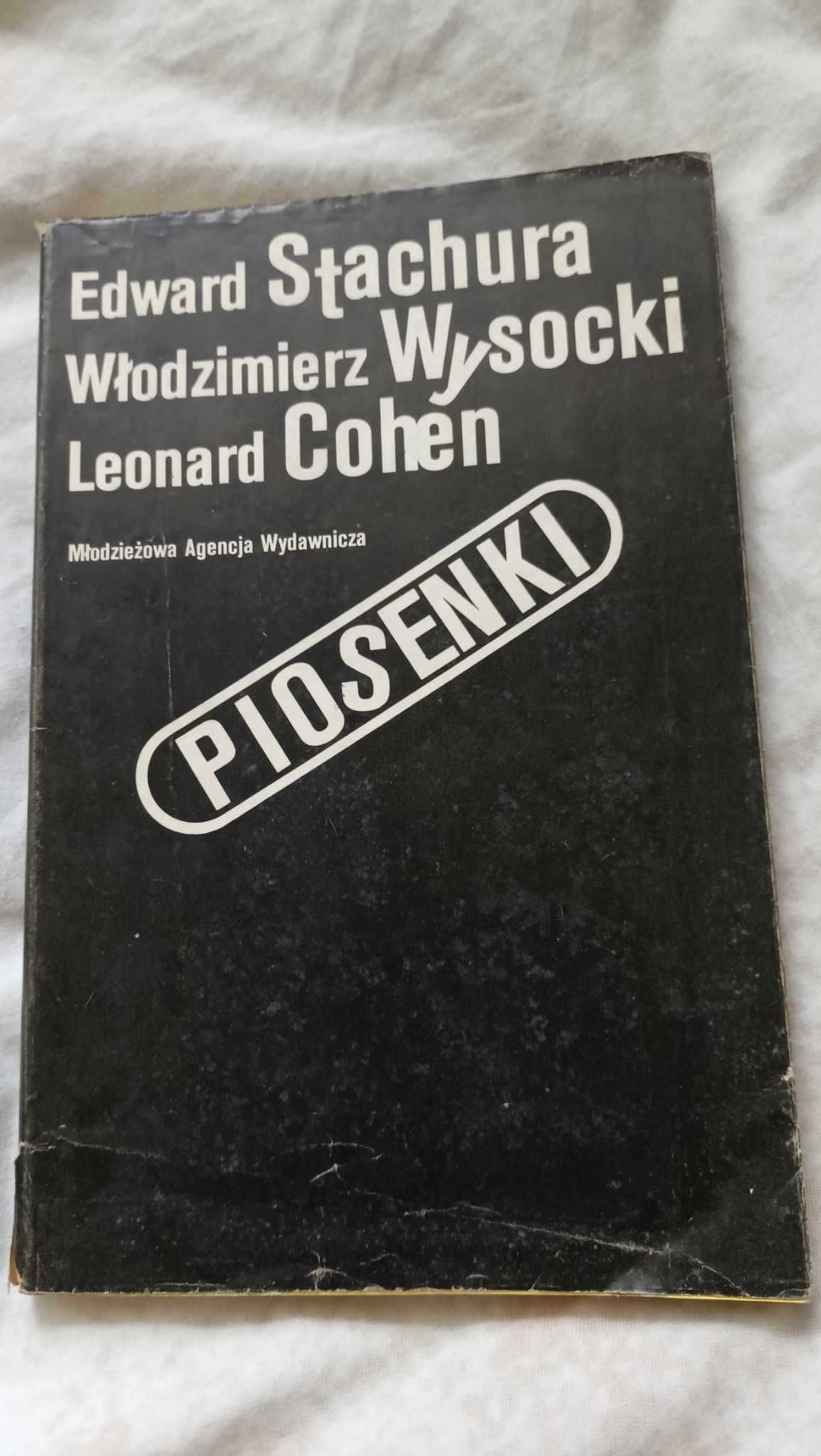 Książka z piosenkami, rok 1989, Stachura, Wysocki, Cohen