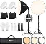 EMART Zestaw oświetleniowy Softbox 65 CM zestaw oświetleniowy