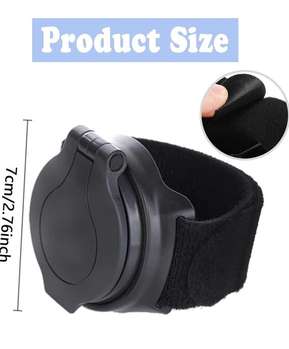 Szerokie lusterko wsteczne do jazdy na rowerze, na nadgarstek