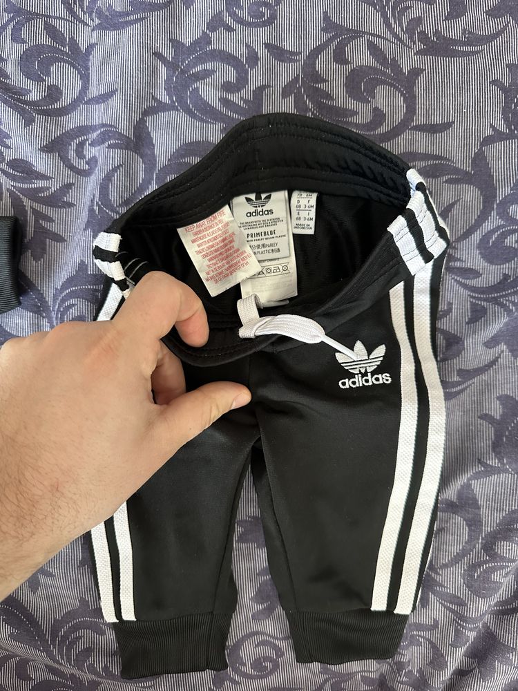 Детский спортивный костюм штаны кофта Adidas originals Адидас 3-6 м
