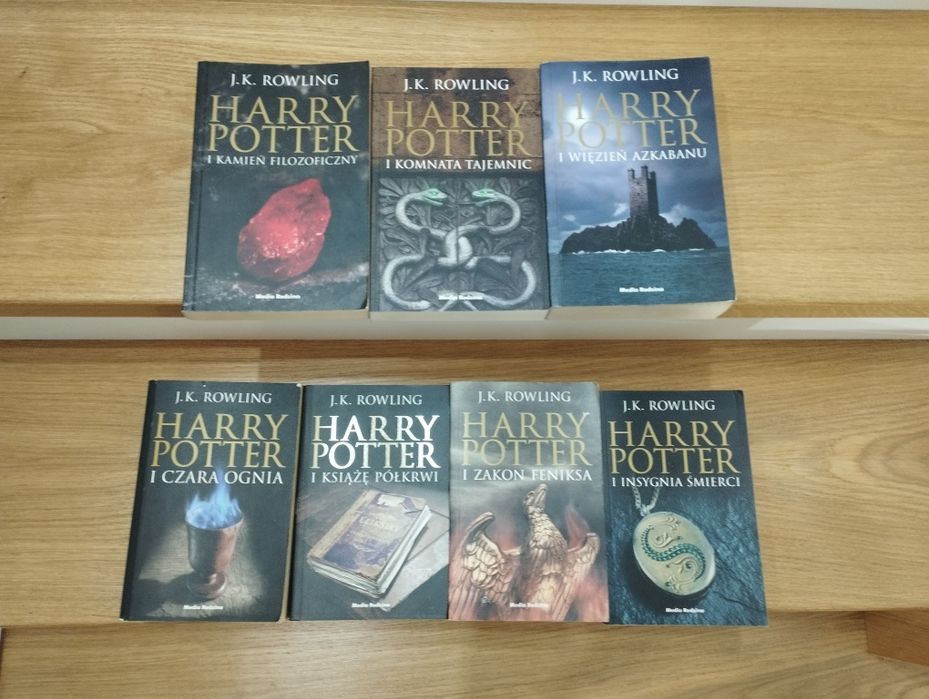 Harry Potter Rowling czarna edycja komplet 1-7