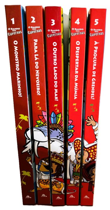 Livros "O Bando das Cavernas"