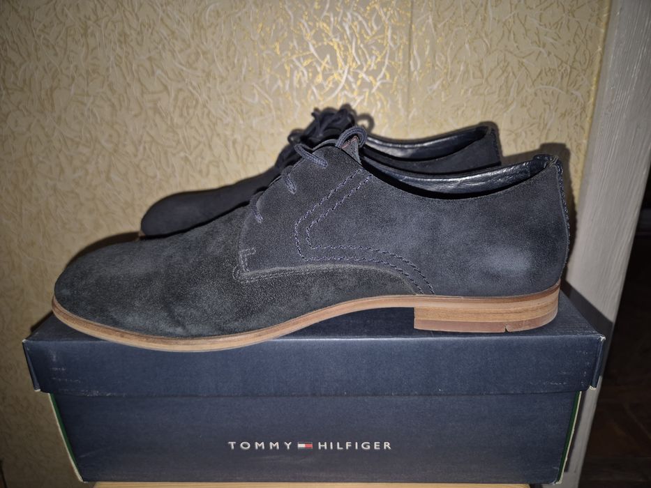 мужские туфли замшевые "Tommy Hilfiger" оригинал