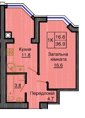 Продам однокімнатну квартиру без комісії в ЖК Софія Нова