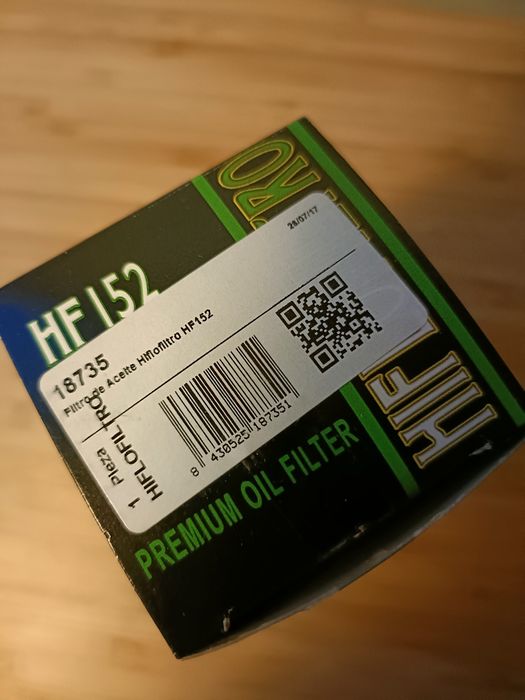 Filtro de óleo HF152 Hiflofiltro