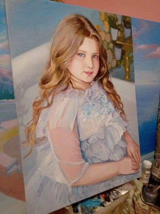 Портрет.Художник. Картина