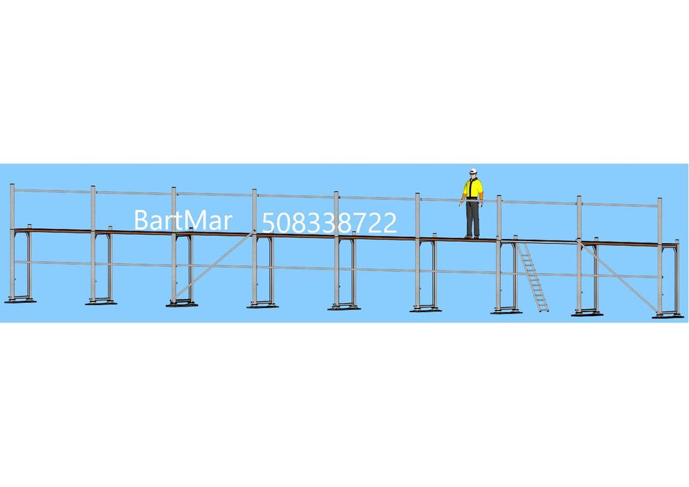 Rusztowanie 100m Plettack nie używane w Szczecinie