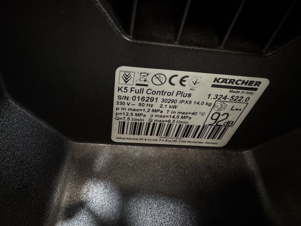 Мийка Karcher k5 full control plus