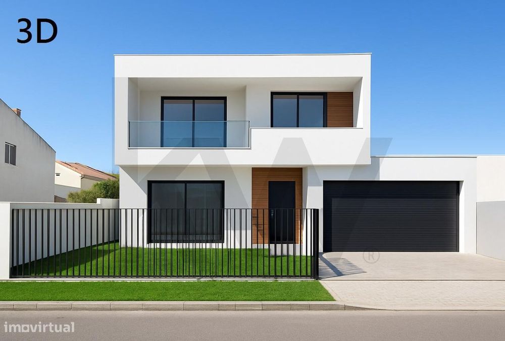 Construa a Sua Casa Moderna com Jardim e Garagem na Quinta do Conde -
