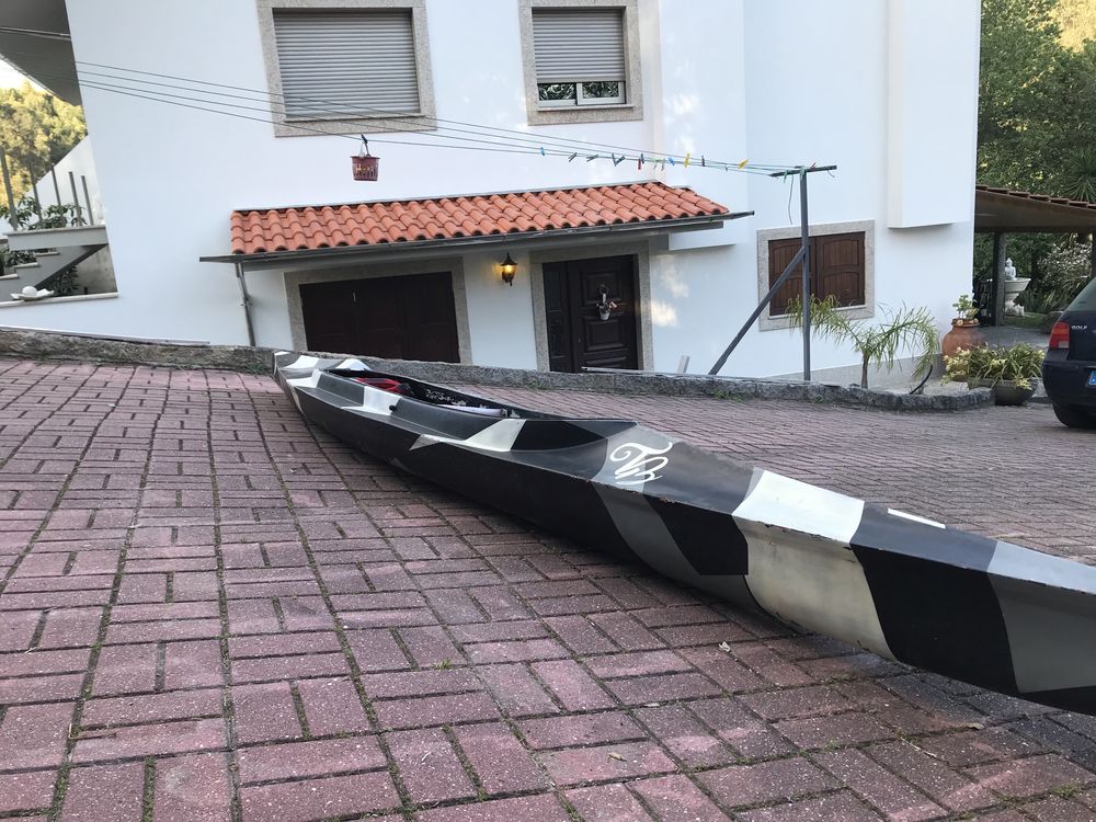 Canoa em fibra 2 lugares 4,85m